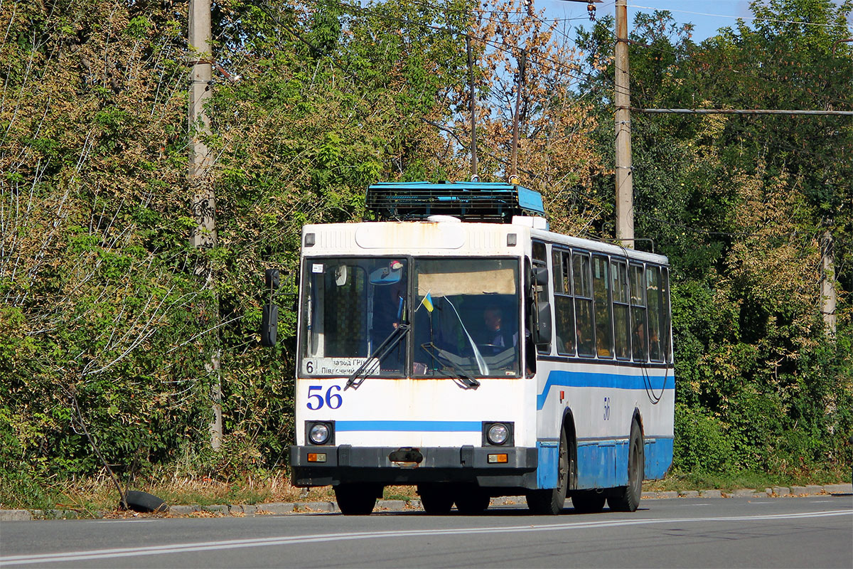 Полтава, ЮМЗ Т1Р (Т2П) № 56