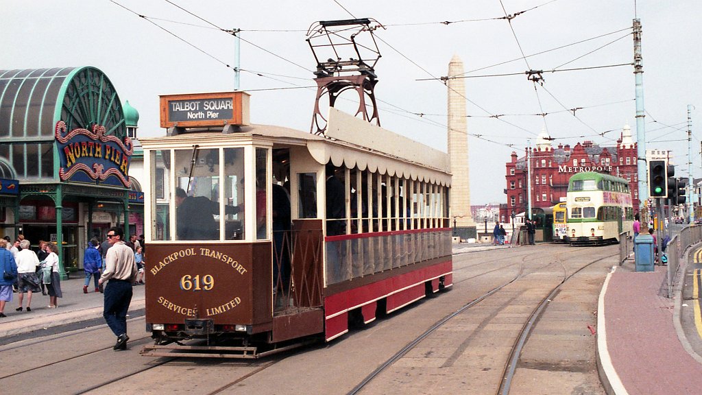 Блэкпул, Blackpool OMO car № 619 Блэкпул, Blackpool OMO car № 619