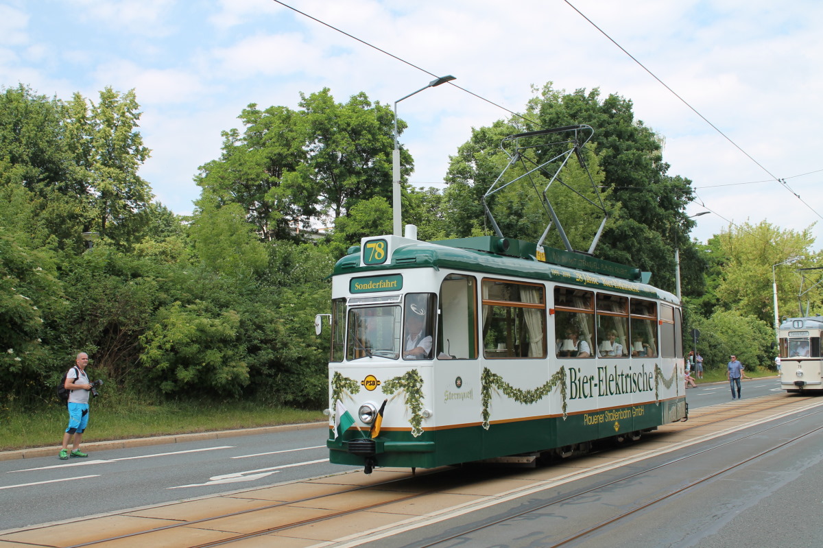 Плауэн, Gotha T2-62 № 78; Плауэн — Юбилей: 125 лет трамваю в Плауэне (23.06.2019) Плауэн, Gotha T2-62 № 78; Плауэн — Юбилей: 125 лет трамваю в Плауэне (23.06.2019)