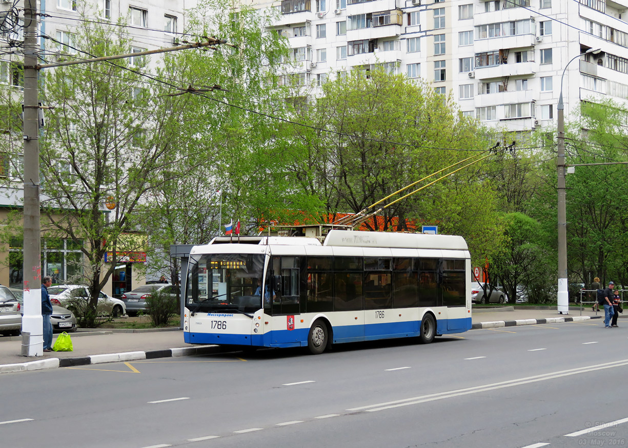 Москва, Тролза-5265.00 «Мегаполис» № 1786