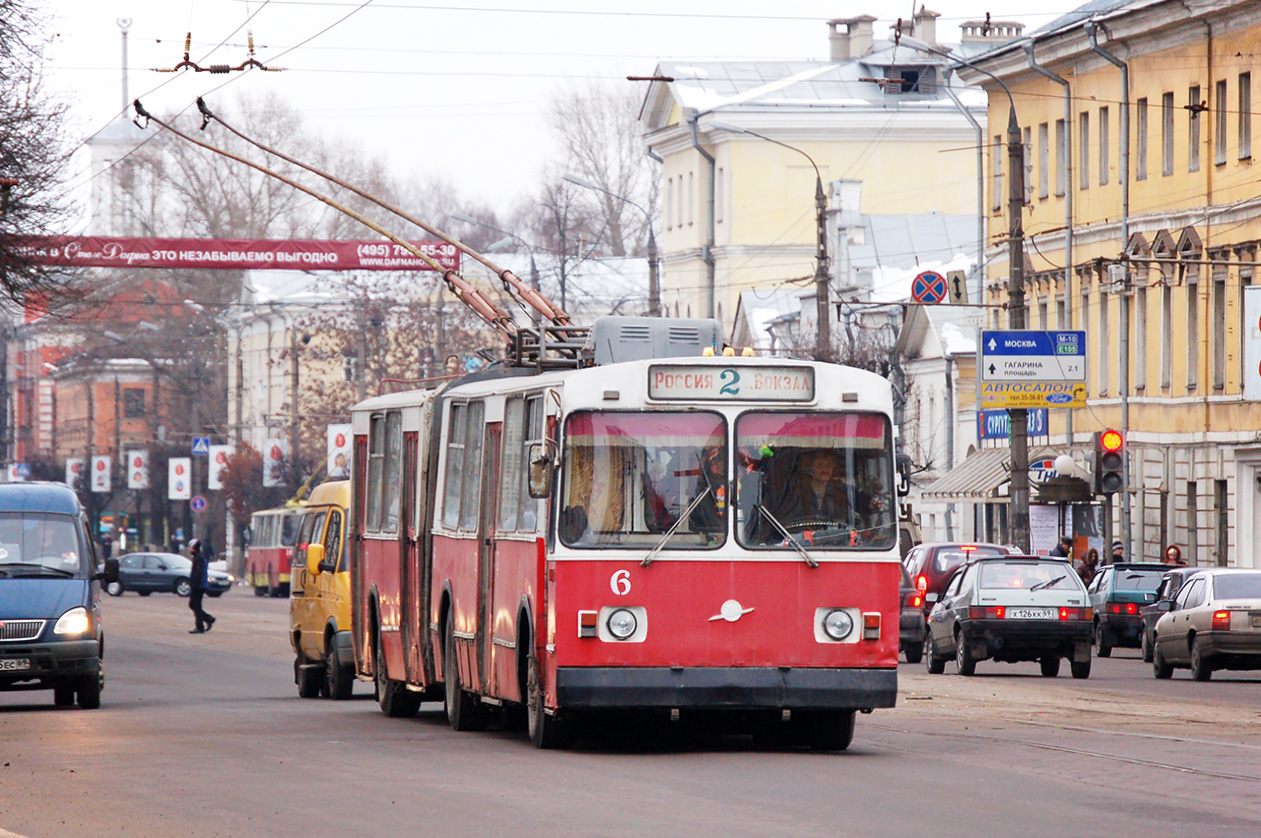 Тверь, ЗиУ-683Б [Б00] № 6; Тверь — Тверской троллейбус в начале 2000-х гг. (2002 — 2006 гг.)