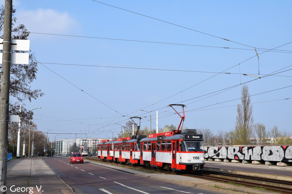 Halle, Tatra T4DC № 1156