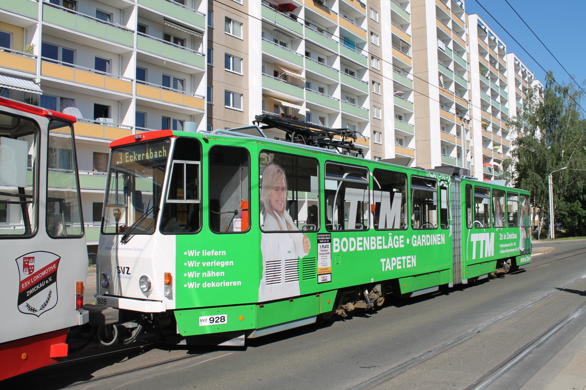 Цвиккау, Tatra KT4DMC № 928