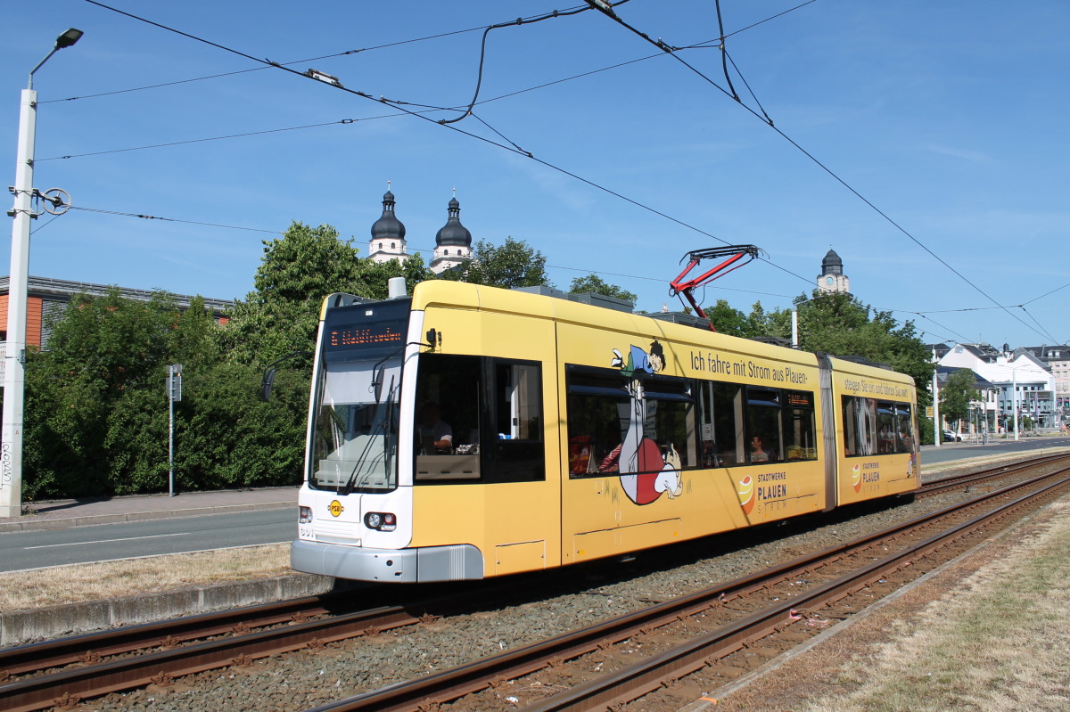 Plauen, Bombardier NGT6 PSB Nr 301 Plauen, Bombardier NGT6 PSB Nr 301