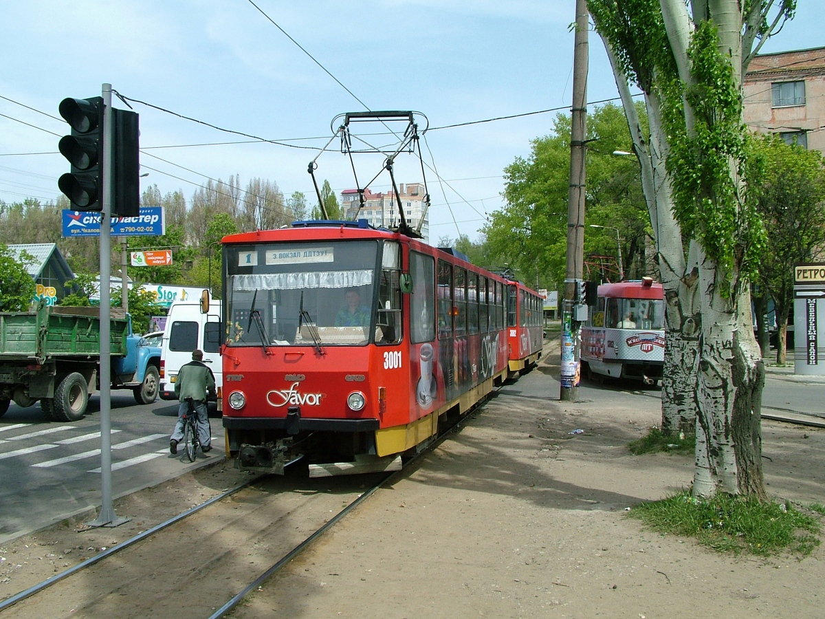 Днепр, Татра-Юг Т6Б5 № 3001