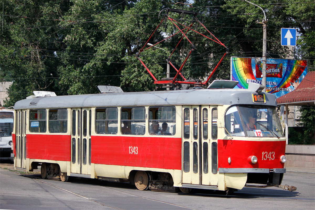 Днепр, Tatra T3SU № 1343
