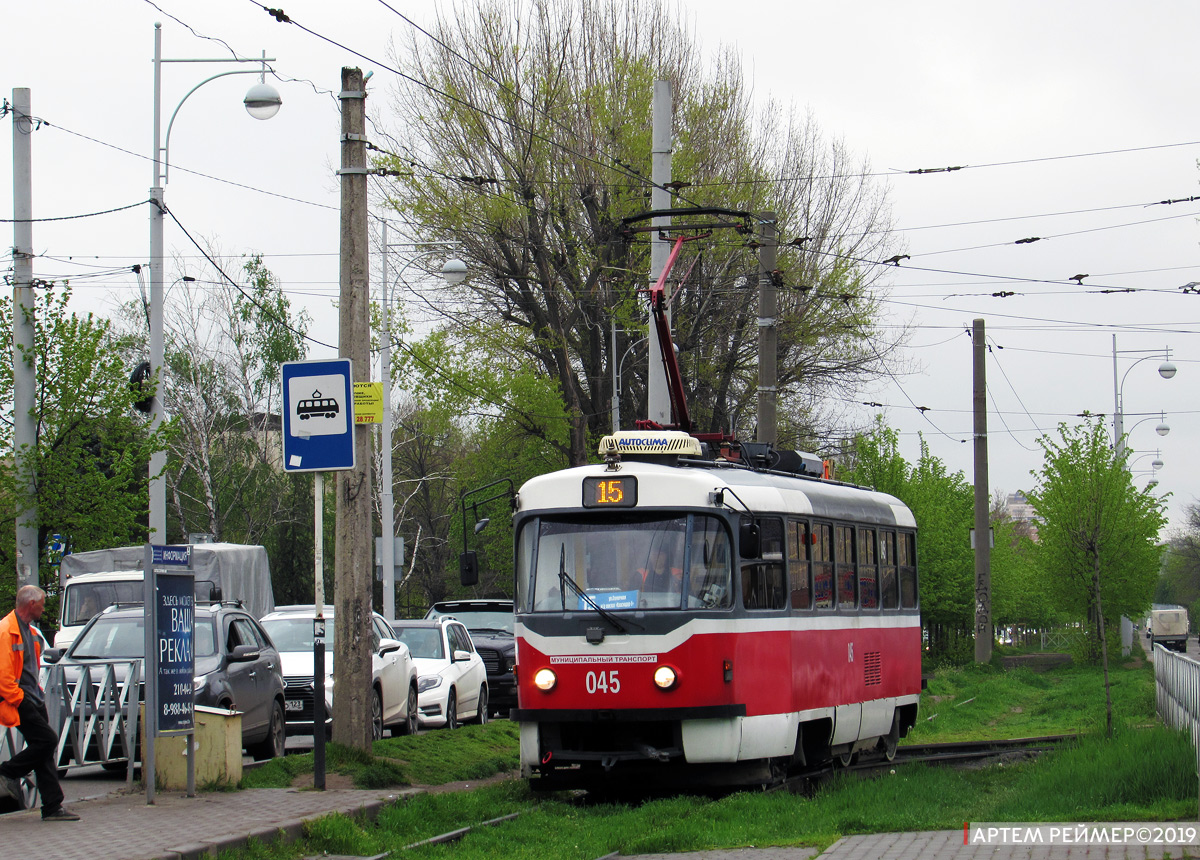Краснодар, Tatra T3SU КВР ТМЗ № 045