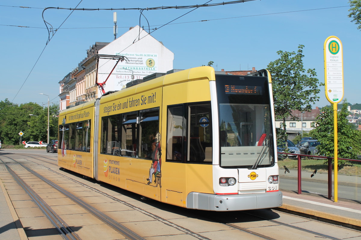 Плауен, Bombardier NGT6 PSB № 301 Плауен, Bombardier NGT6 PSB № 301