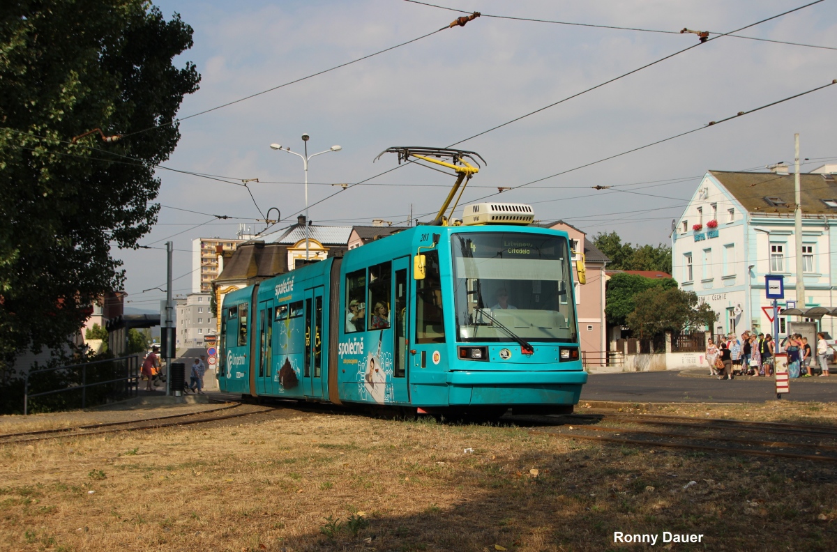 Most - Litvínov, Škoda 03T5 Astra/Anitra N°. 201
