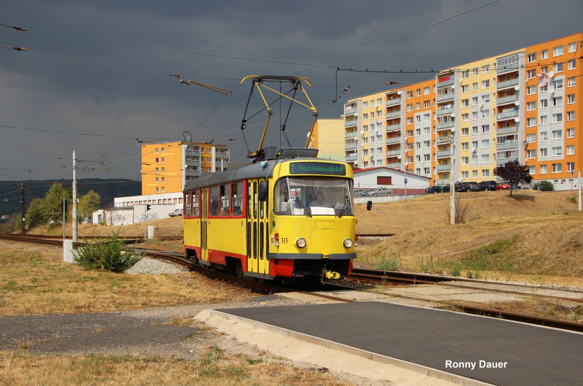 Most ― Litvínov, Tatra T3M.3 č. 313