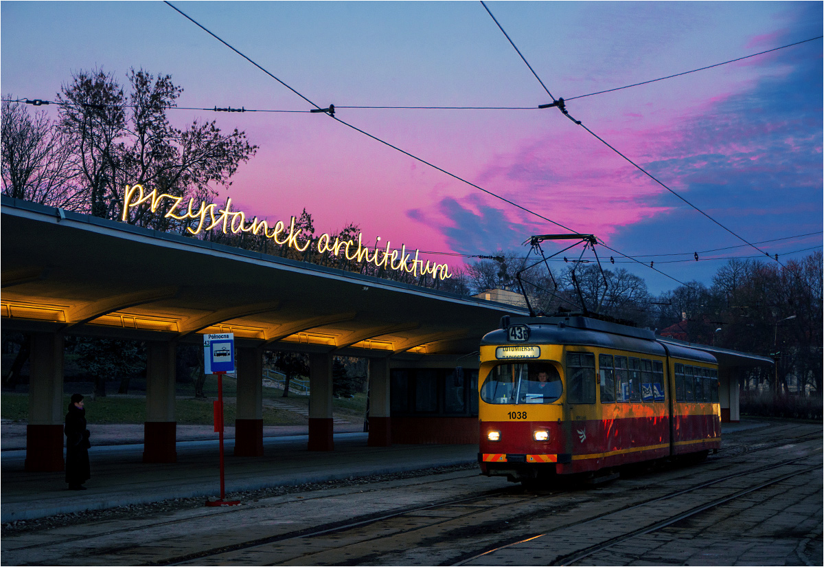 Лодзь, Duewag GT6 № 1038