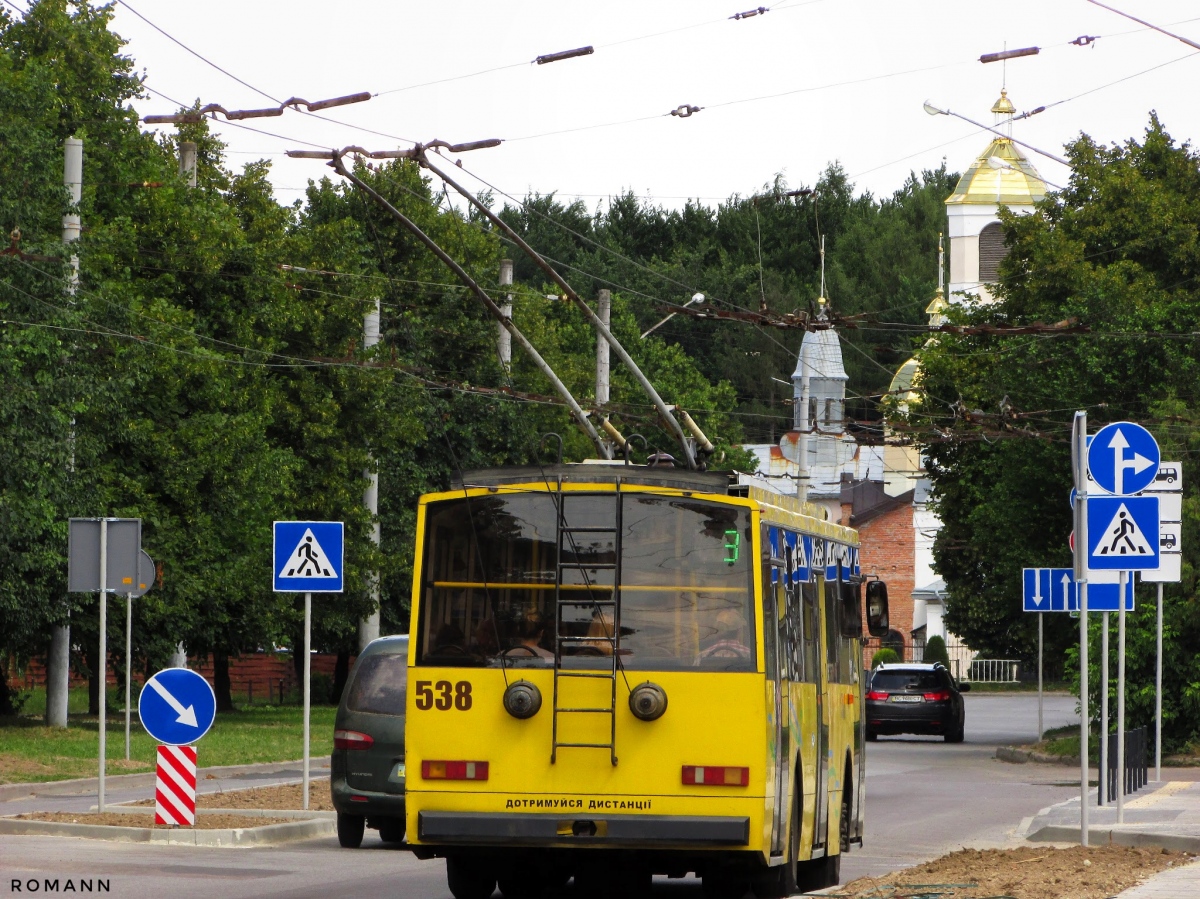 Львов, Škoda 14Tr02/6 № 538