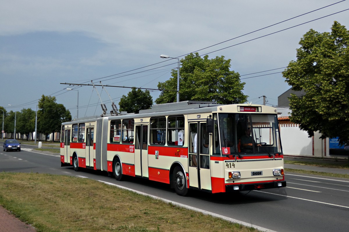 Пльзень, Škoda 15Tr02/6 № 414; Пльзень — Празднование 120-летия общественного транспорта в Пльзене