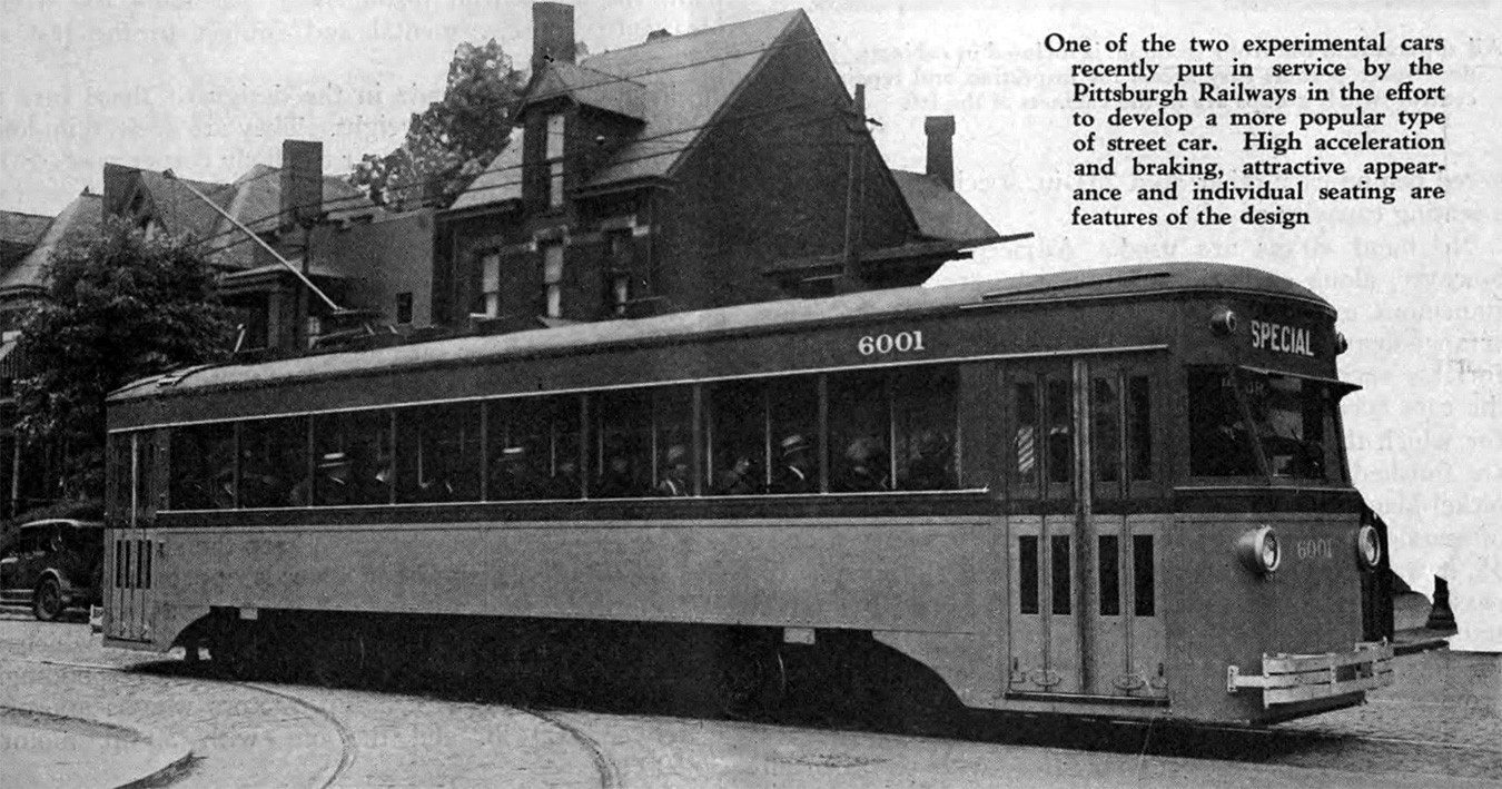 Питтсбург, PA, Четырёхосный моторный Osgood Bradley № 6001