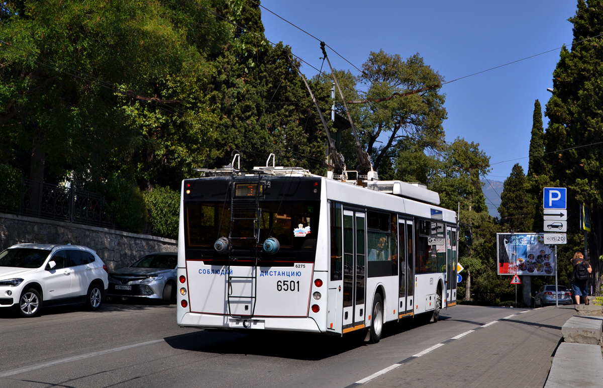 Крымский троллейбус, СВАРЗ-МАЗ-6275 № 6501