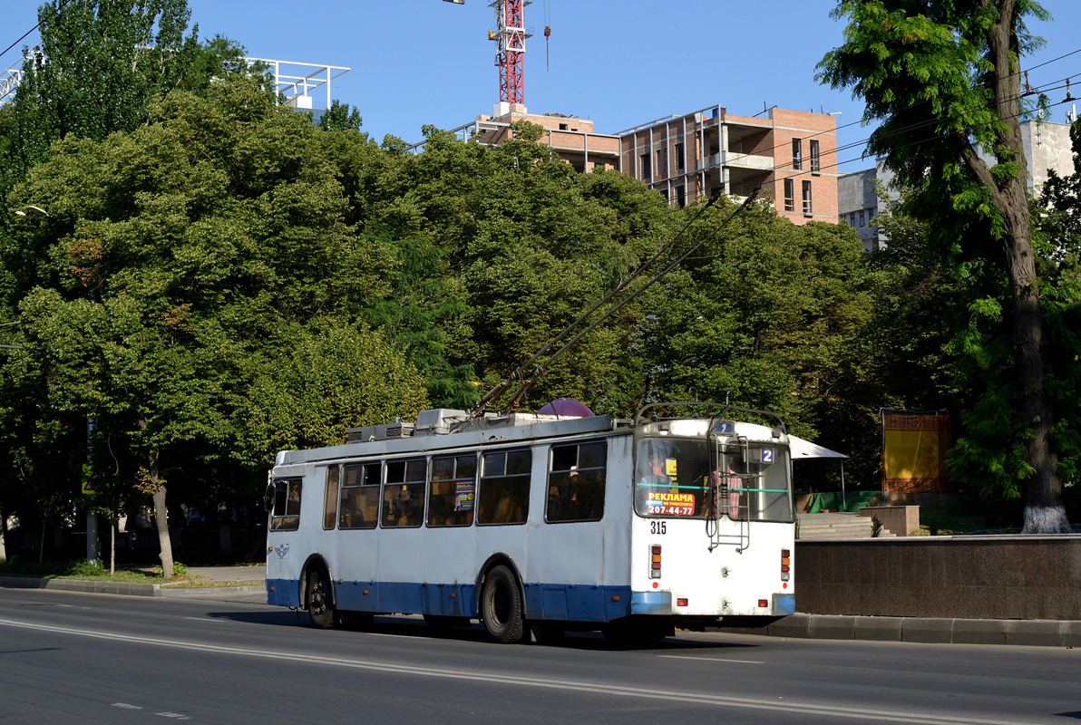 Ростов-на-Дону, ЗиУ-682Г-016.02 (с широкой 1-й дверью) № 315