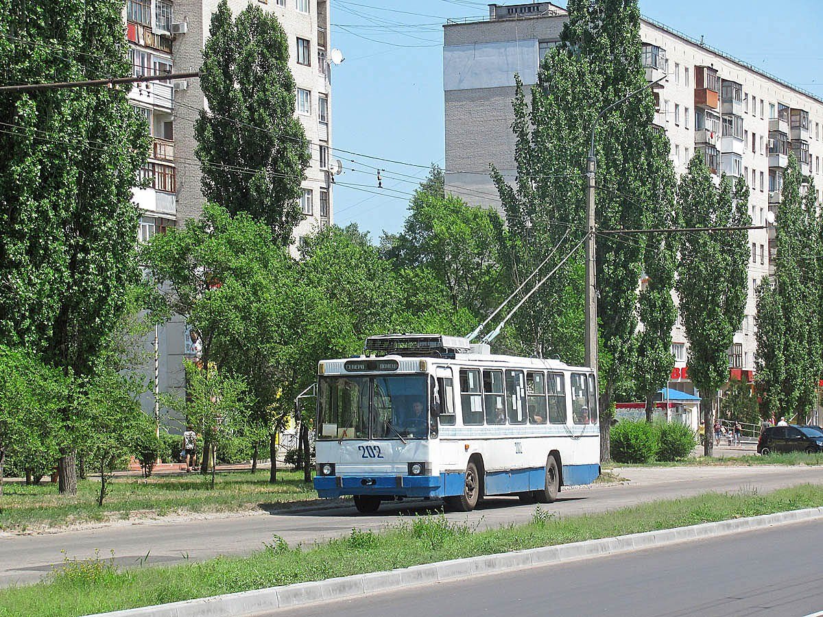 Северскодонецк, ЮМЗ Т1Р (Т2П) № 202