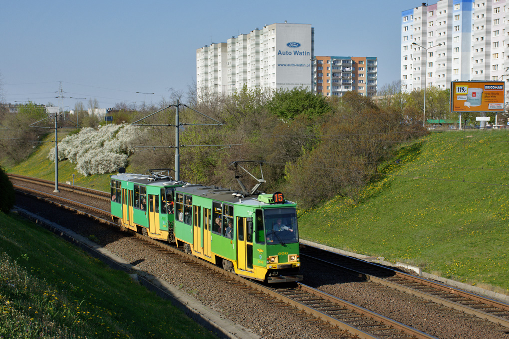 Познань, Konstal 105Na № 206