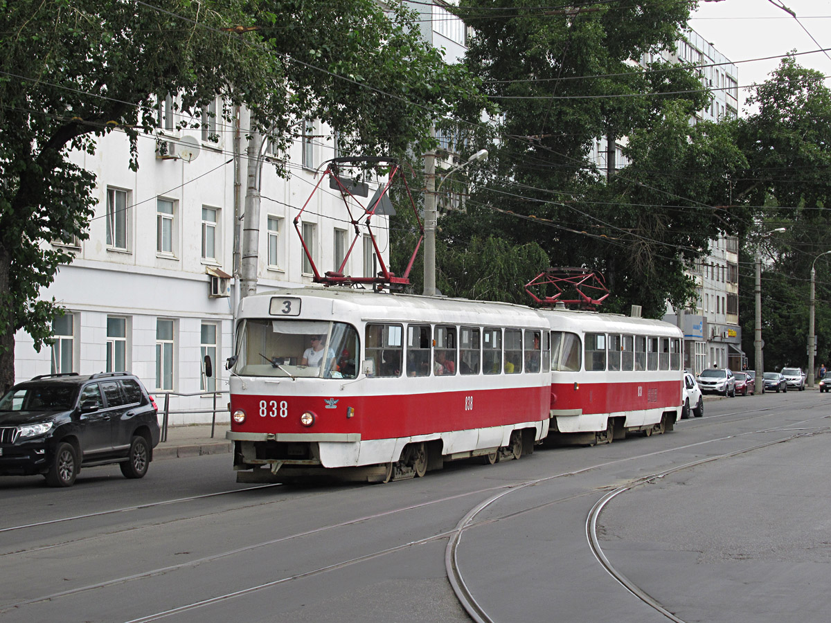 Самара, Tatra T3SU № 838
