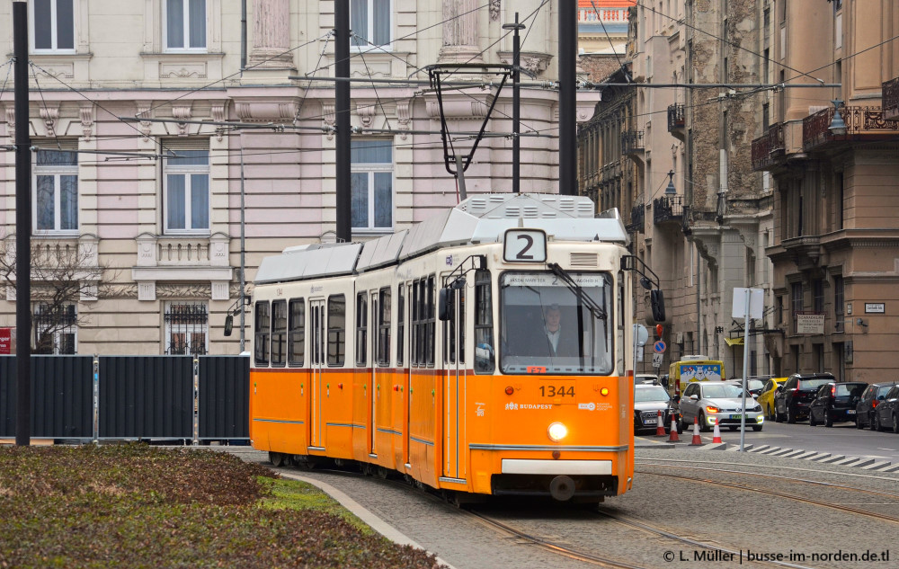 Будапешт, Ganz-Hunslet KCSV7 № 1344