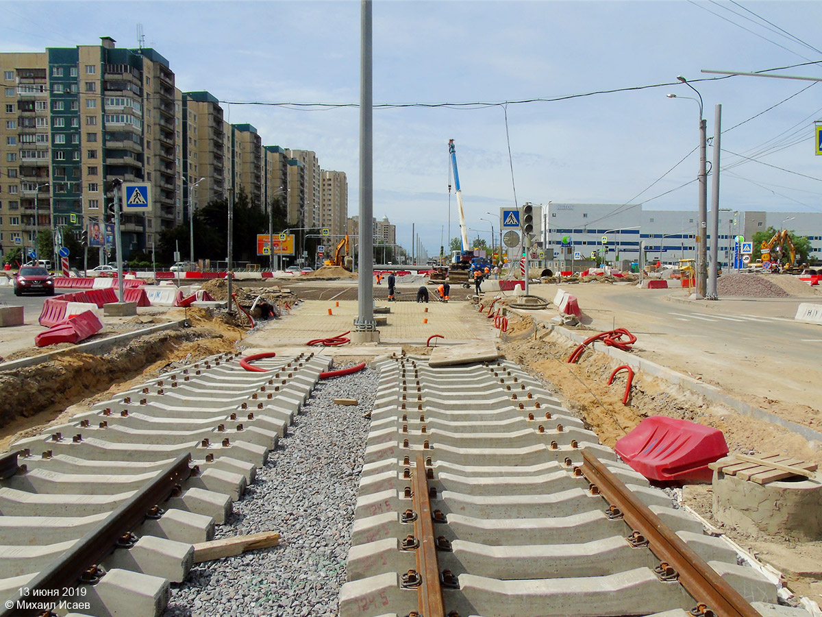 Saint-Petersburg — Track repairs