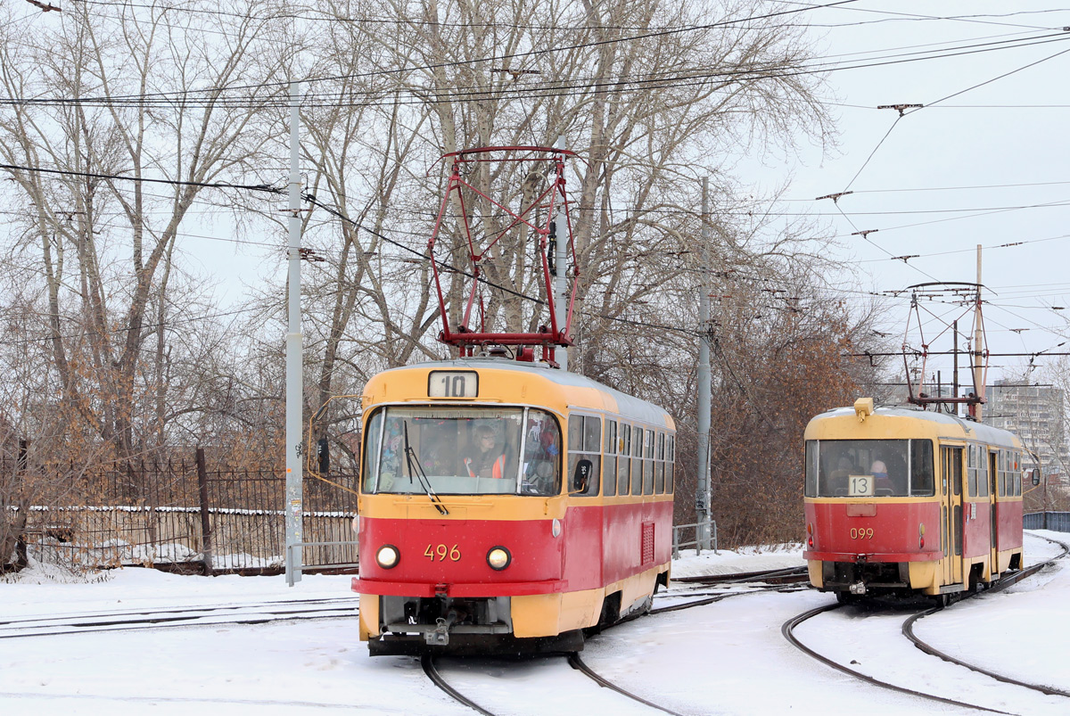 Yekaterinburg, Tatra T3SU (2-door) Br. 496