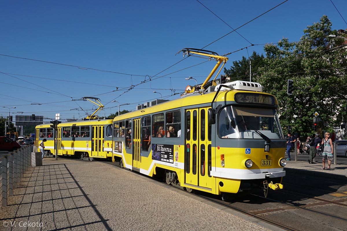 Пльзень, Tatra T3R.PLF № 331; Пльзень, Tatra T3R.P № 260