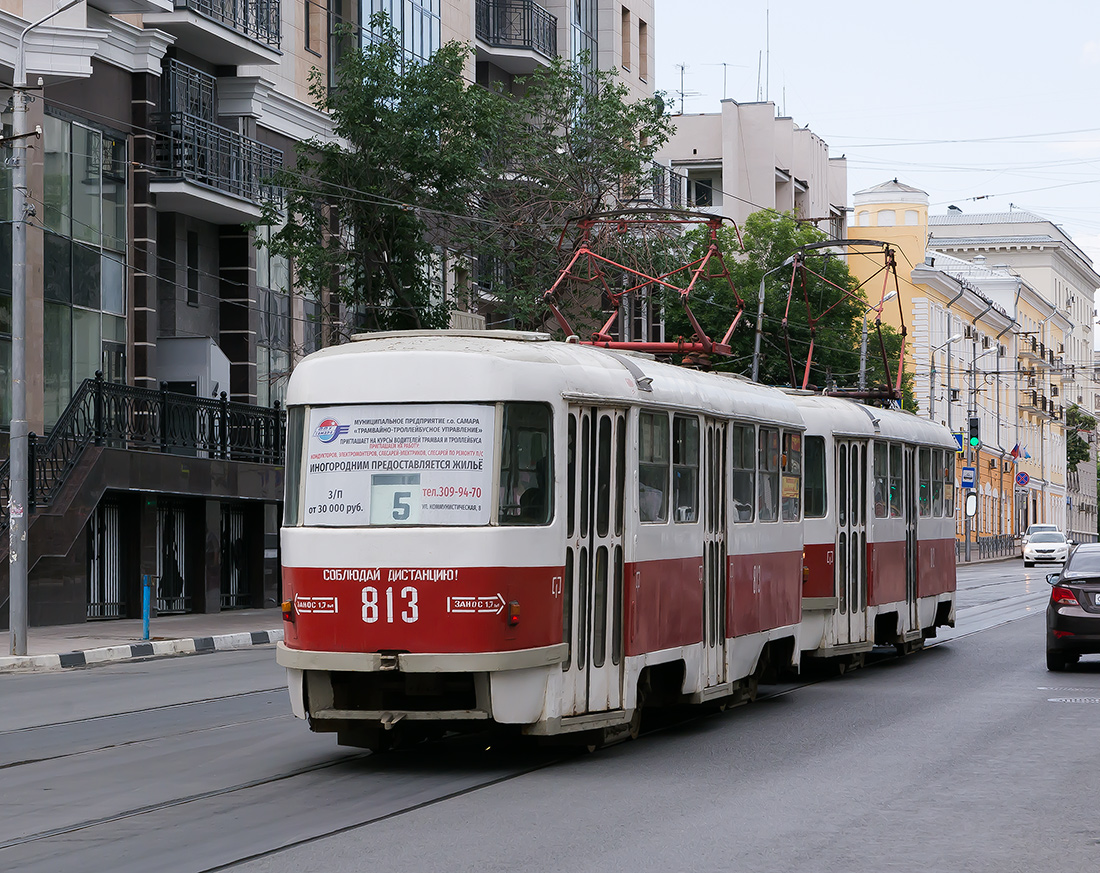 Самара, Tatra T3SU № 813