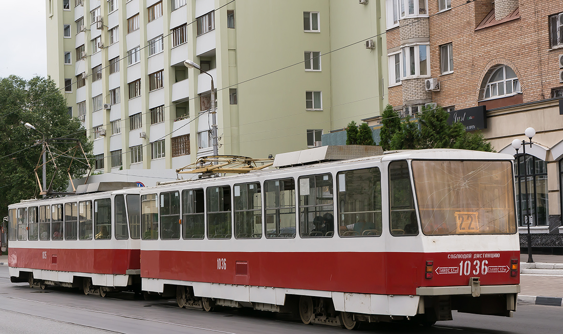 Самара, Tatra T6B5SU № 1036