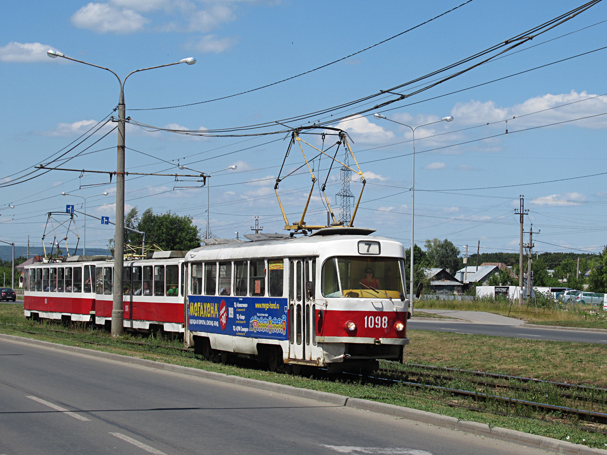Самара, Tatra T3SU (двухдверная) № 1098
