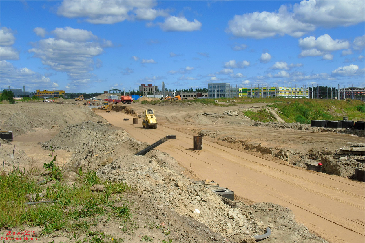Санкт-Петербург — Строительство трамвайных линий Санкт-Петербург — Строительство трамвайных линий