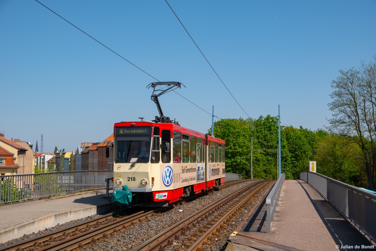 Франкфурт-на-Одере, Tatra KT4DM № 218 Франкфурт-на-Одере, Tatra KT4DM № 218