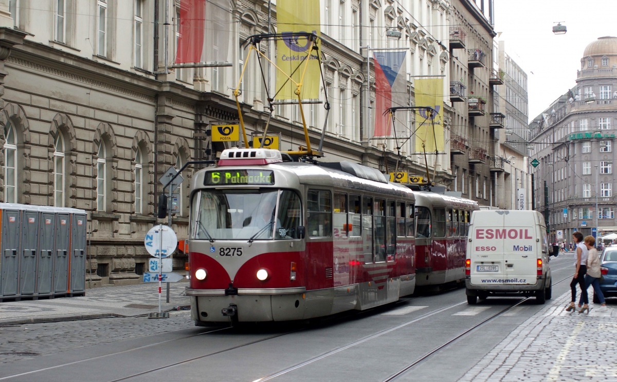 Прага, Tatra T3R.PLF № 8275
