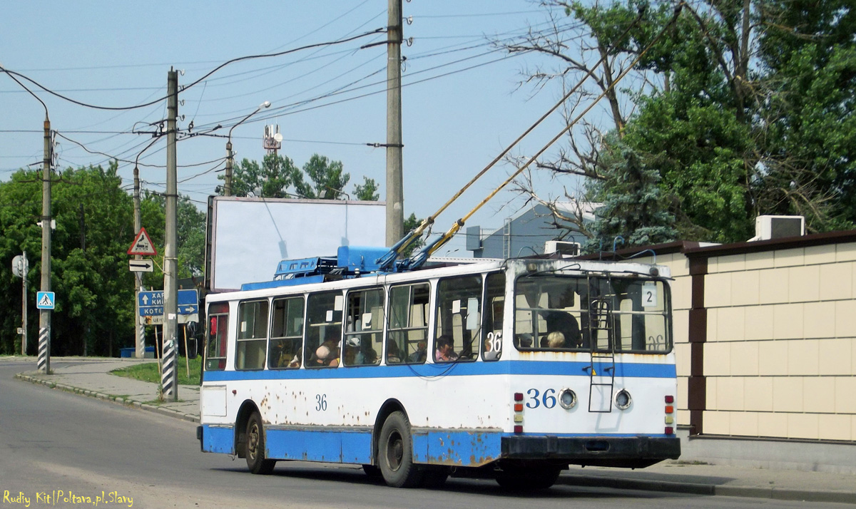 Полтава, ЮМЗ Т1Р (Т2П) № 36