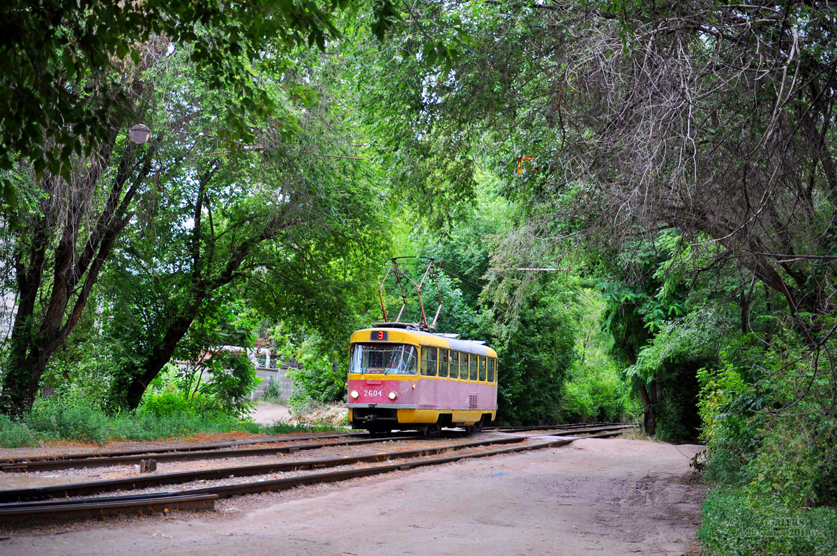 Волгоград, Tatra T3SU (двухдверная) № 2604