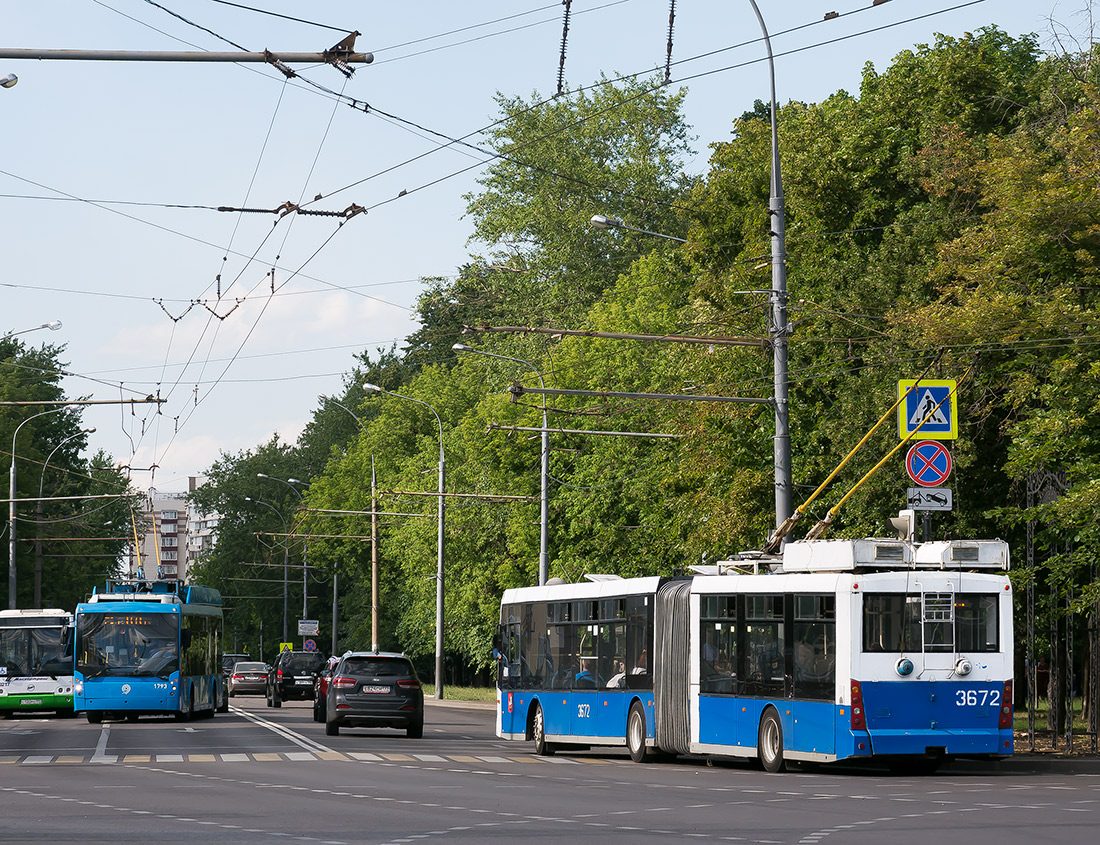 Москва, Тролза-6206.00 «Мегаполис» № 3672