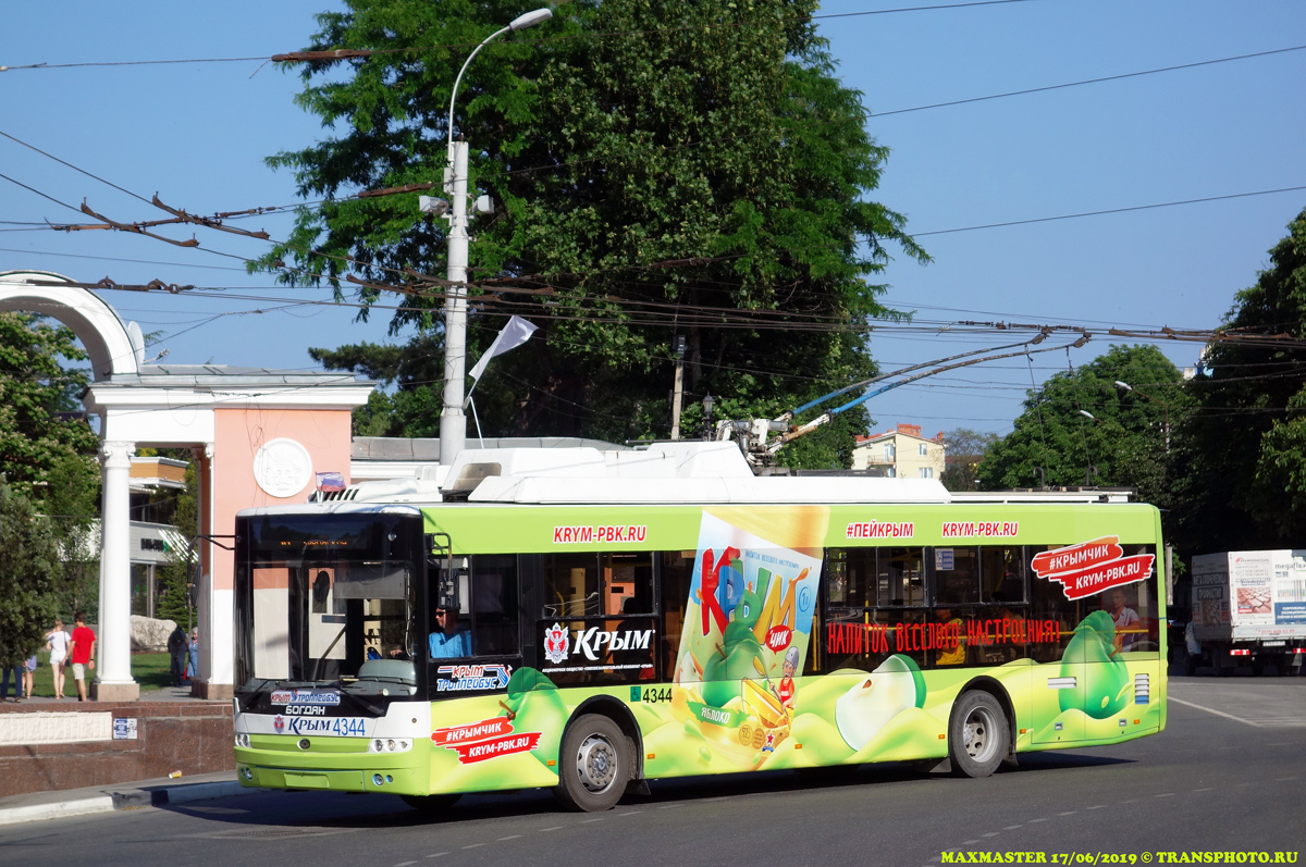 Крымский троллейбус, Богдан Т70110 № 4344