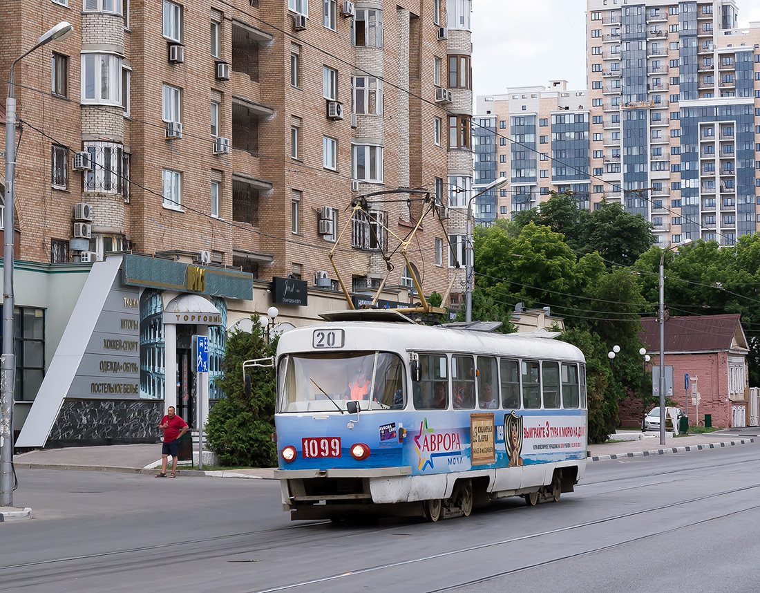 Самара, Tatra T3SU (двухдверная) № 1099