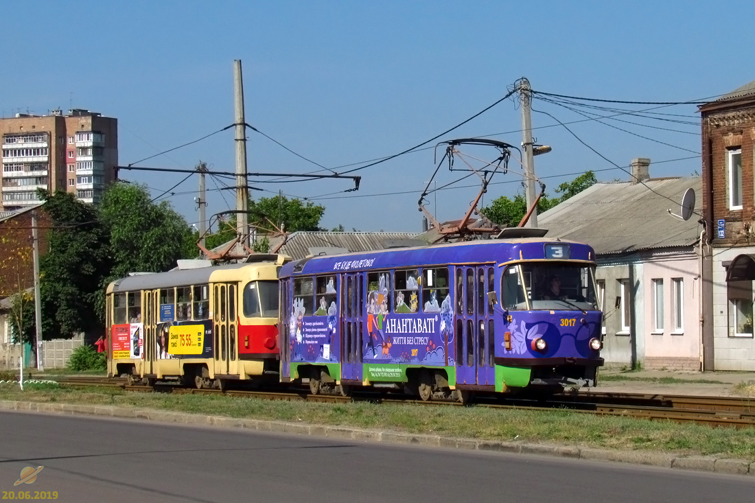 Харьков, Tatra T3SU № 3017