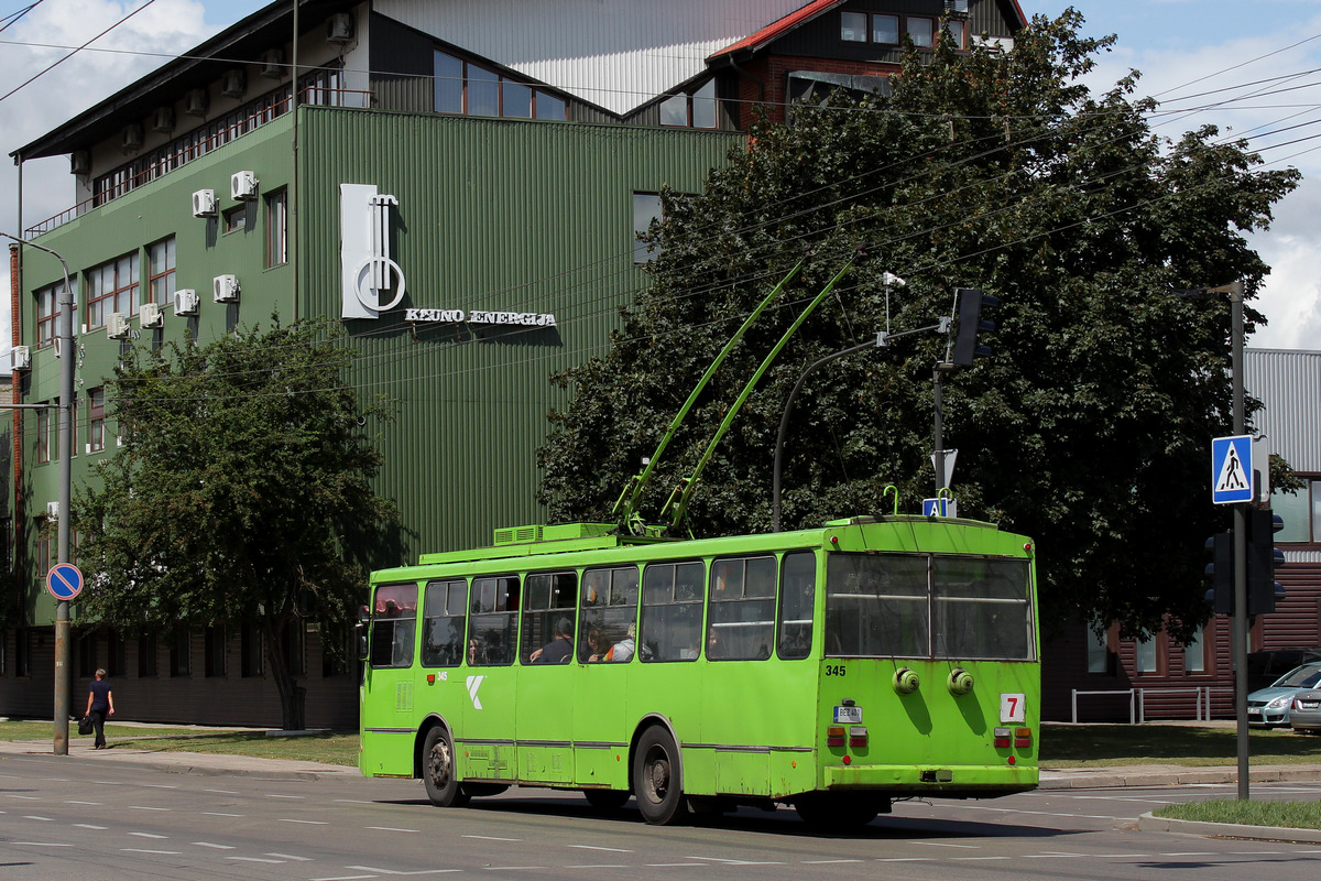 Каунас, Škoda 14Tr13/6 № 345
