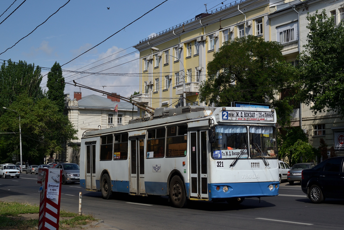 Ростов-на-Дону, ЗиУ-682Г-016.02 (с широкой 1-й дверью) № 321