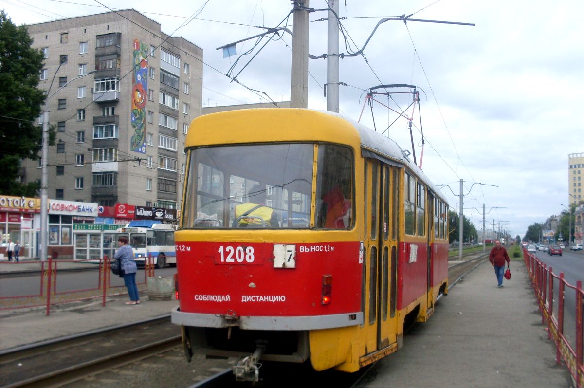 Барнаул, Tatra T3SU № 1208