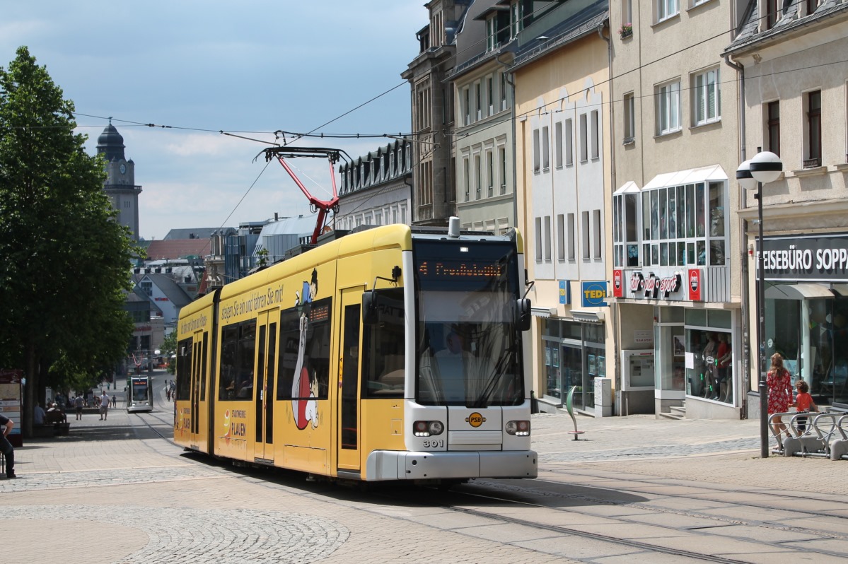 Плауэн, Bombardier NGT6 PSB № 301 Плауэн, Bombardier NGT6 PSB № 301