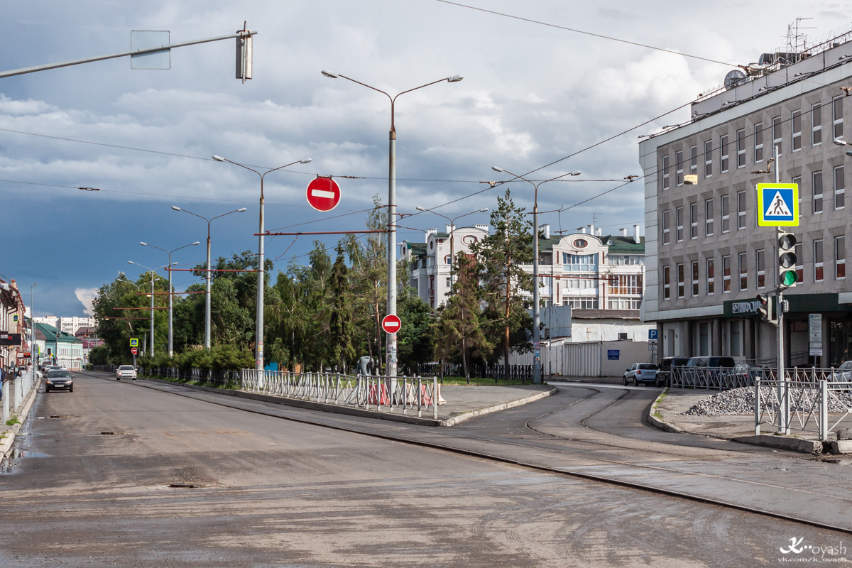 Kazaņa — Big tram circle; Kazaņa — ET Lines [1] — Center; Kazaņa — Service lines