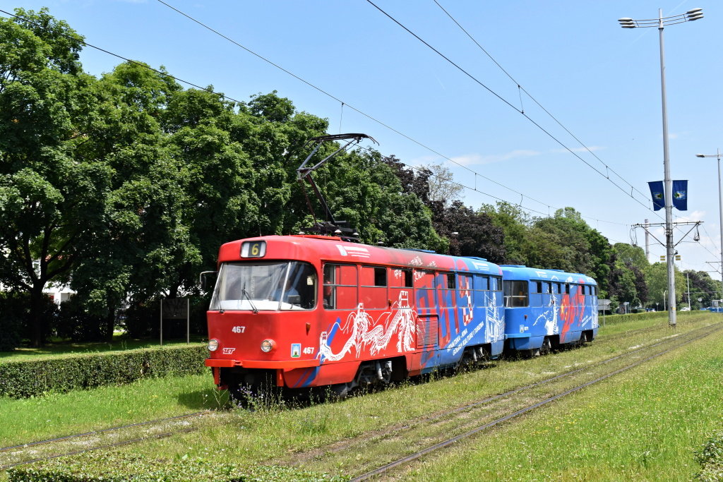 Загреб, Tatra T4YU № 467