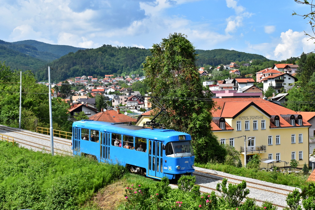Загреб, Tatra T4YU № 405