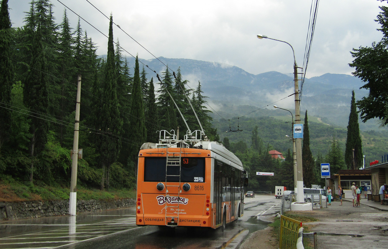 Крымский троллейбус, Тролза-5265.05 «Мегаполис» № 8616