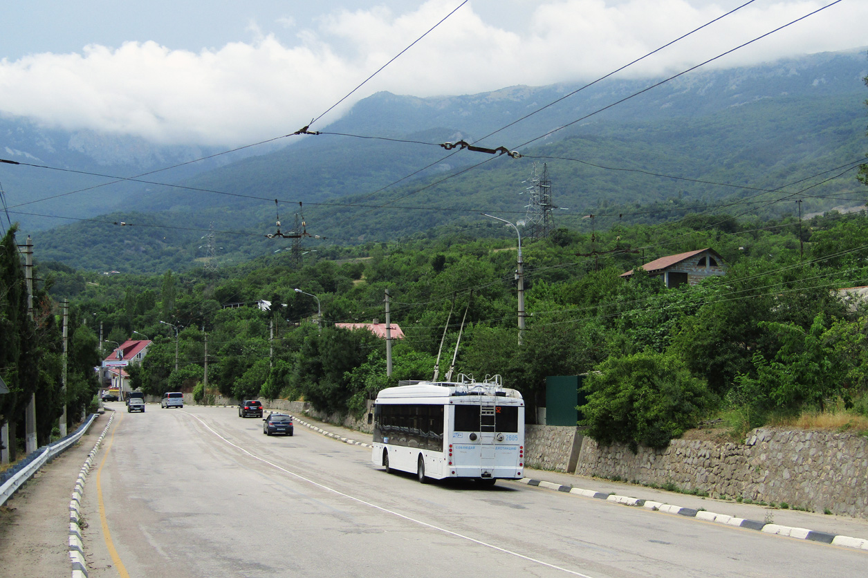 Crimean trolleybus, Trolza-5265.05 “Megapolis” # 2605
