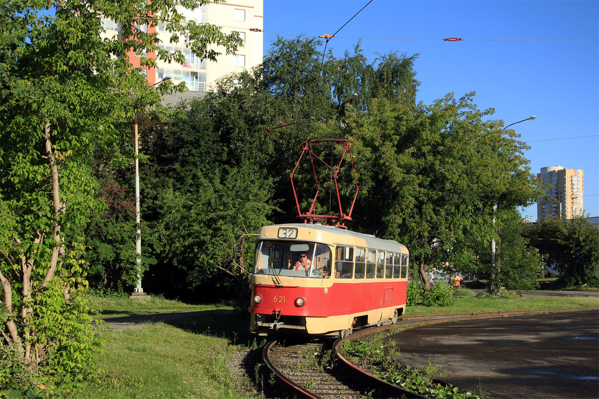 Екатеринбург, Tatra T3SU (двухдверная) № 621