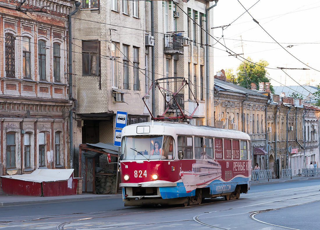 Самара, Tatra T3SU № 824